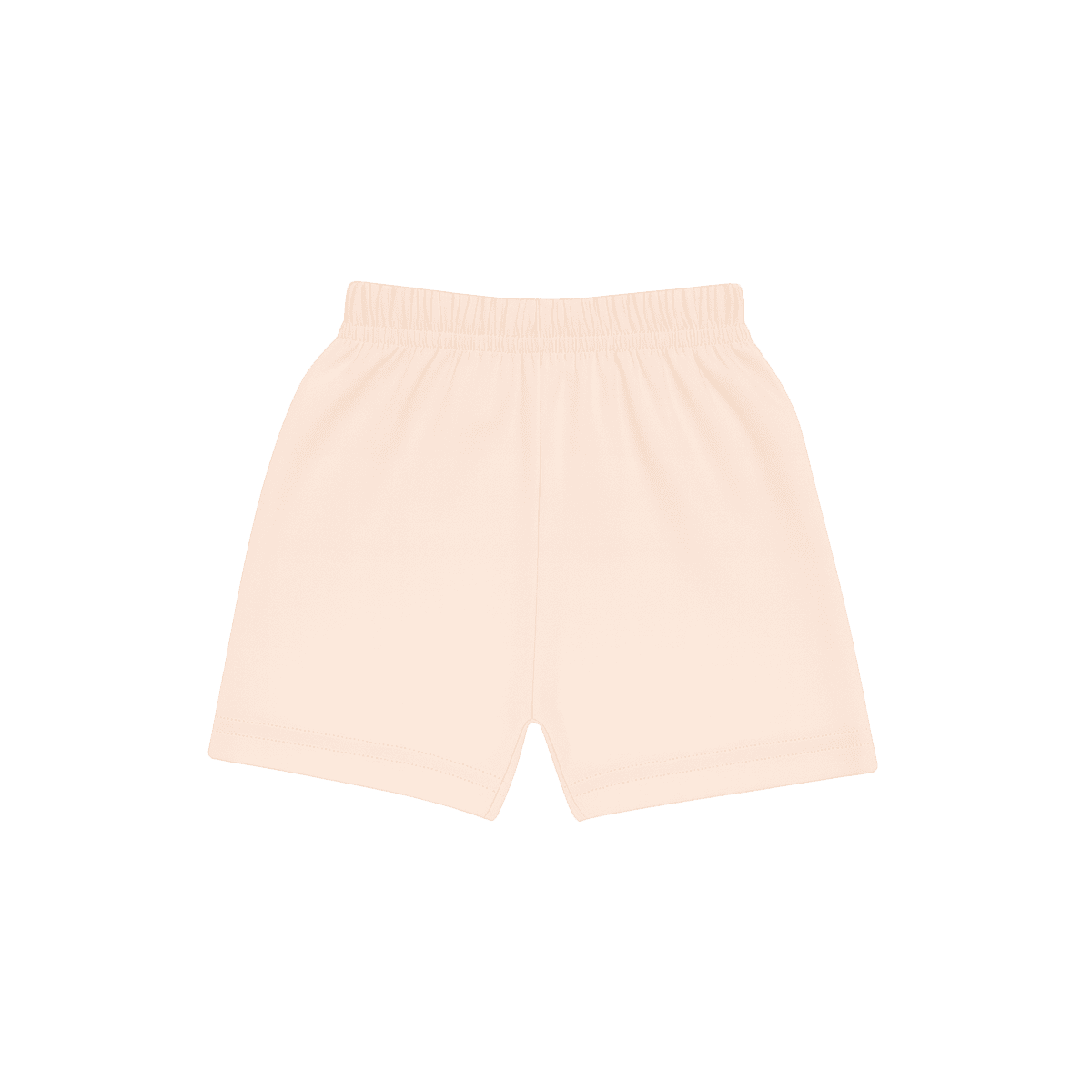 Baby boy cotton shorts in soft pink with elastic waistband – lightweight breathable summer wear